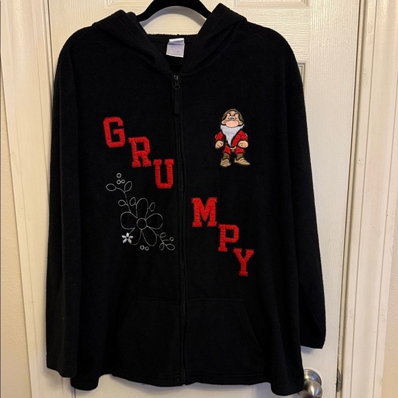 Disney Tops - Disney Black and Red Grumpy Hoodie